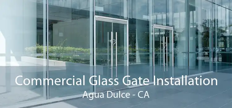 Commercial Glass Gate Installation Agua Dulce - CA