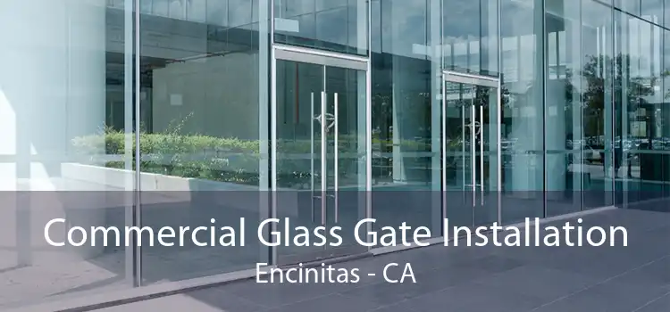 Commercial Glass Gate Installation Encinitas - CA