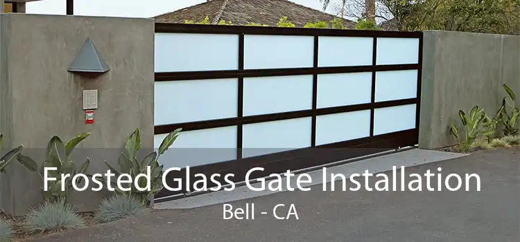 Frosted Glass Gate Installation Bell - CA