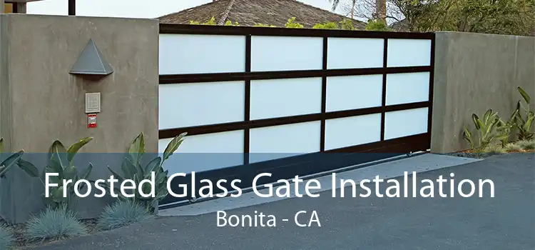 Frosted Glass Gate Installation Bonita - CA