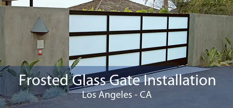 Frosted Glass Gate Installation Los Angeles - CA