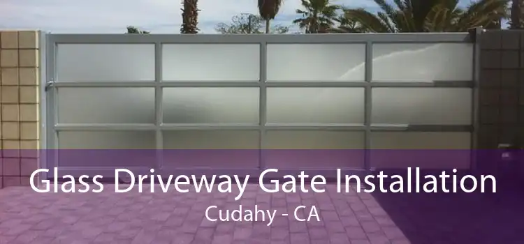 Glass Driveway Gate Installation Cudahy - CA