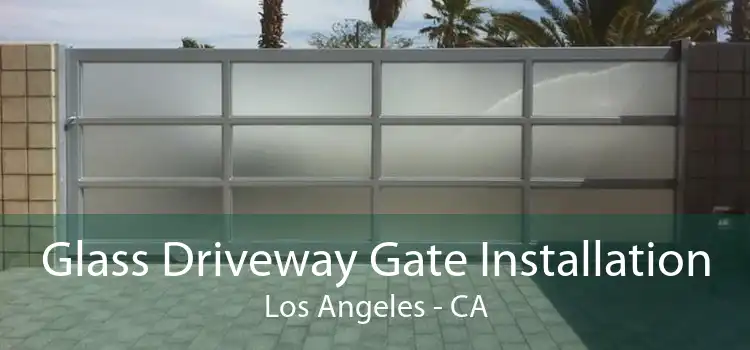 Glass Driveway Gate Installation Los Angeles - CA