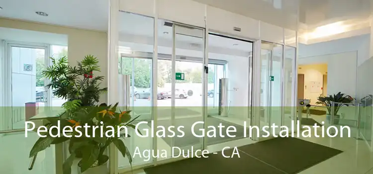 Pedestrian Glass Gate Installation Agua Dulce - CA