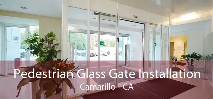 Pedestrian Glass Gate Installation Camarillo - CA