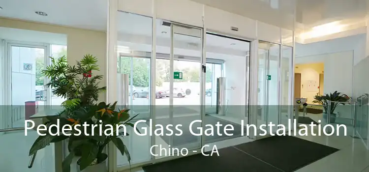 Pedestrian Glass Gate Installation Chino - CA