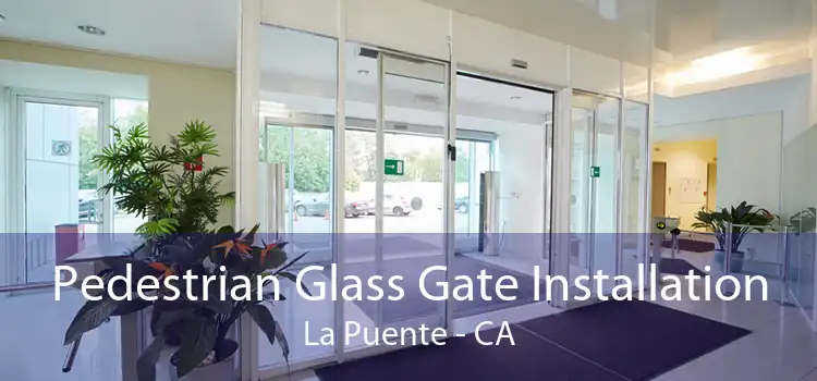 Pedestrian Glass Gate Installation La Puente - CA