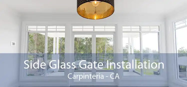 Side Glass Gate Installation Carpinteria - CA