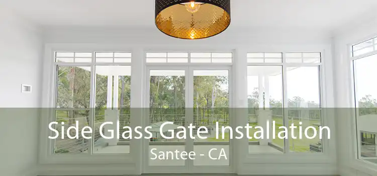 Side Glass Gate Installation Santee - CA